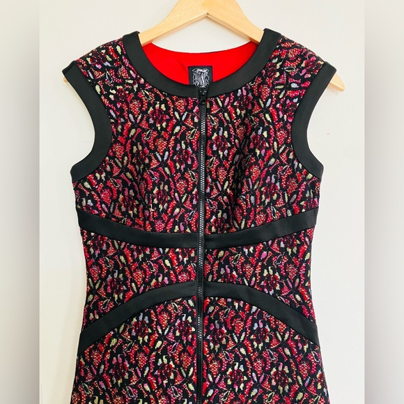 Gorgeous Floral Brocade Feminine Fit JAX Form-fitting Dress Sexy 4 - Picture 2 of 4